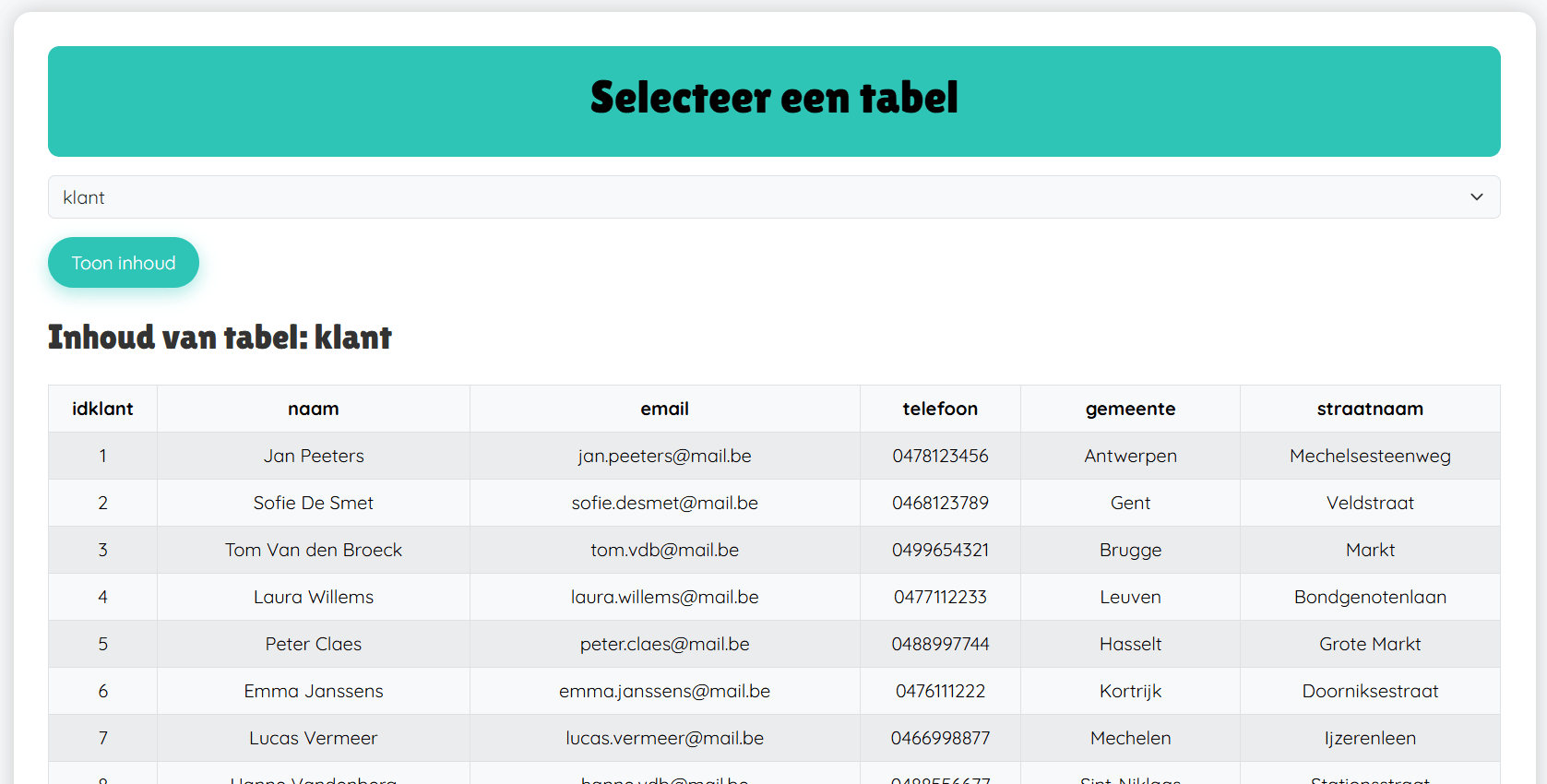 database van Query Coach